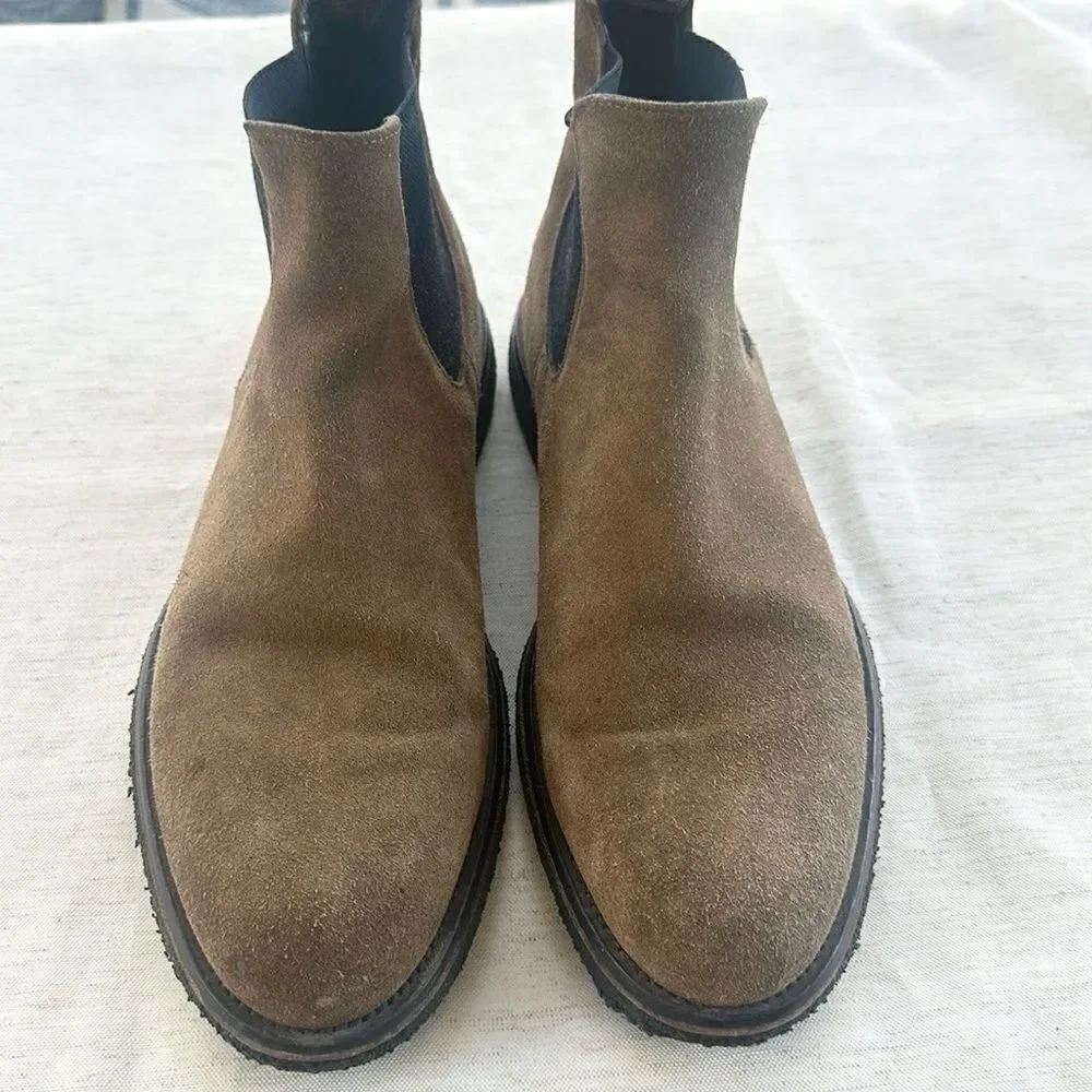 To Boot New York Brown Suede Men’s Chelsea Boots 10